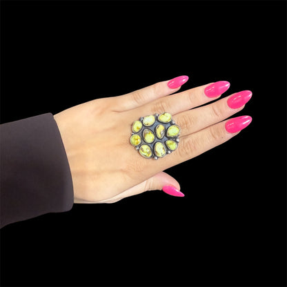 Palomino Cluster Ring