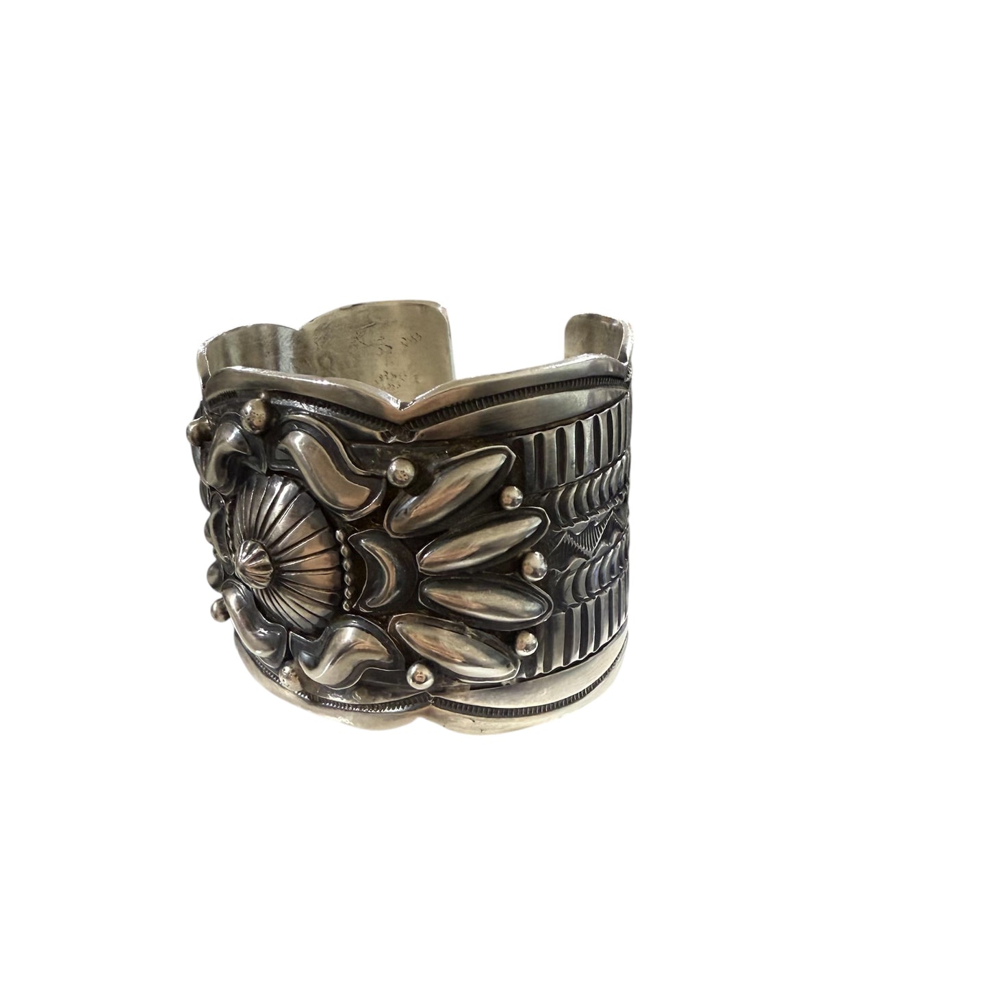 Silver Statement Cuff by Tilli John