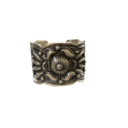 Silver Statement Cuff by Tilli John