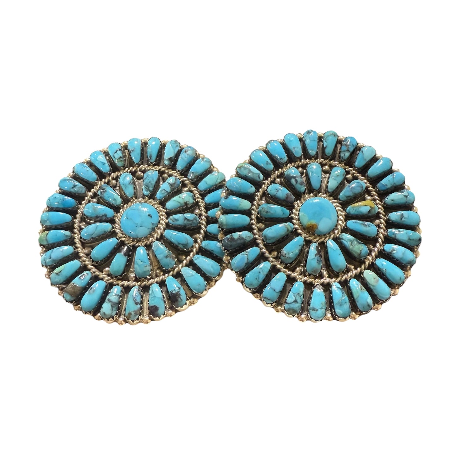 Turquoise Cluster Earrings