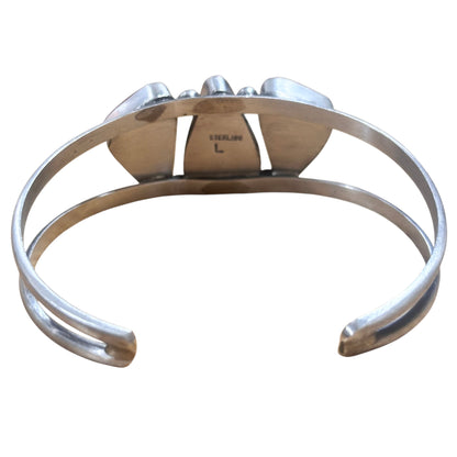 3 Stone Rose Dahlia Cuff #2