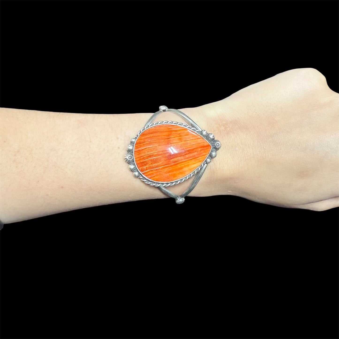 One Stone Orange Spiny Cuff