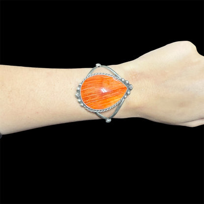 One Stone Orange Spiny Cuff