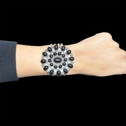 Black Onyx Statement Cuff