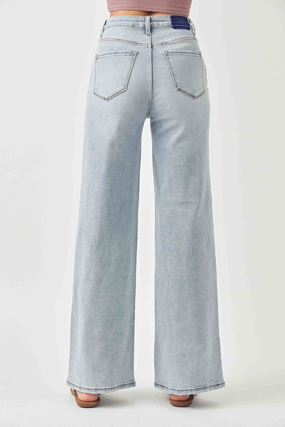 The Bailey High Rise Light Wash Wide Flare Jean Plus Size *Product Photos Coming Soon*