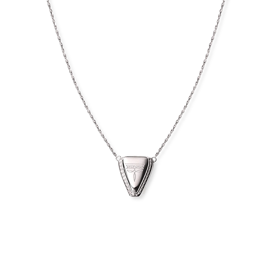 SpurWest Kendall Snip Toe Necklace Silver