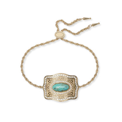 SpurWest Oasis Mini Belt Buckle Bracelet Gold