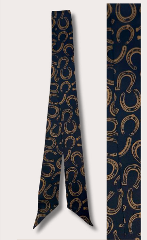 Silk Horse Shoe Twilly