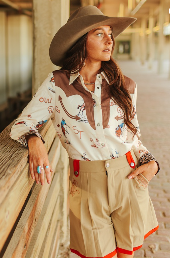 Mrs. Boot Stitch Short