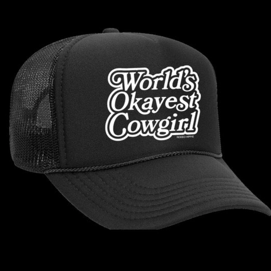 World's Okayest Cowgirl Hat