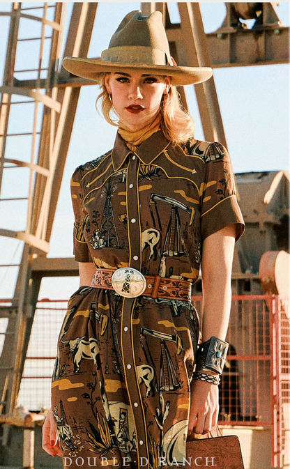 Oil Camp Dress by Double D