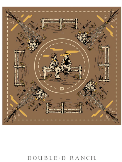 Oil Camp Scarf by Double D