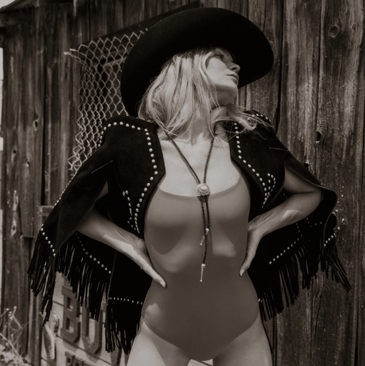 Midnight Special Studded Cape by Western & Co