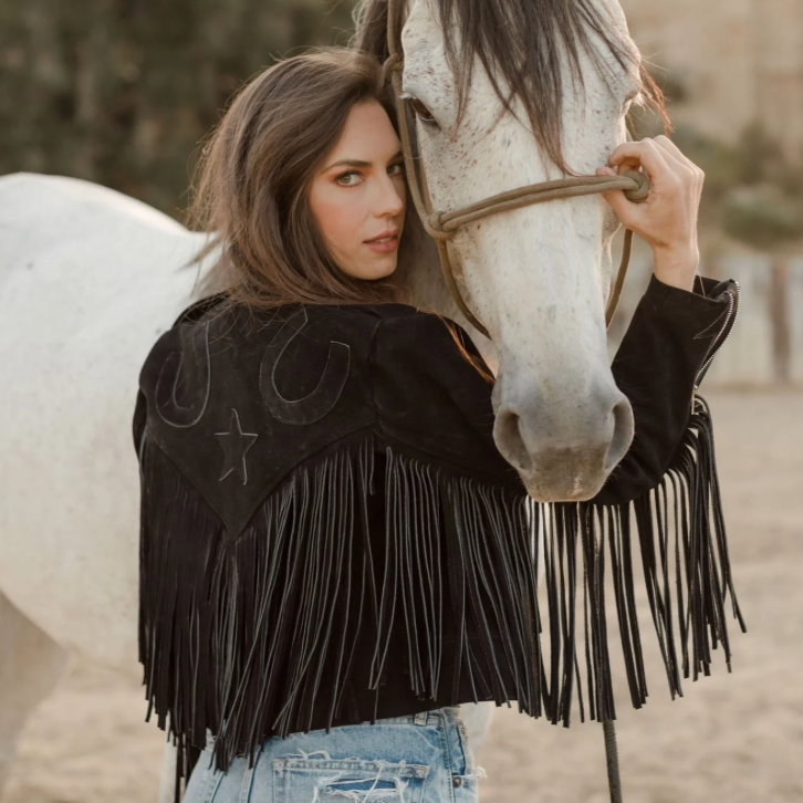 Urban Cowgirl Retro Biker Black by Western & Co