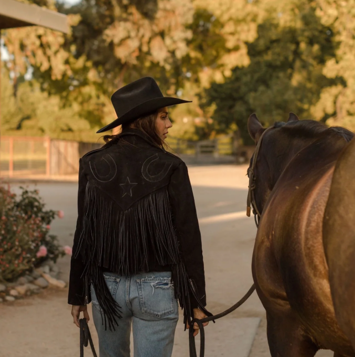 Urban Cowgirl Retro Biker Black by Western & Co