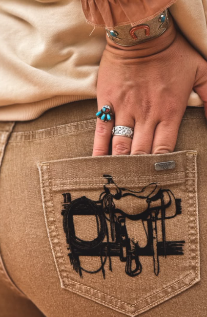 Wyo Diva Stray Gathering Jeans