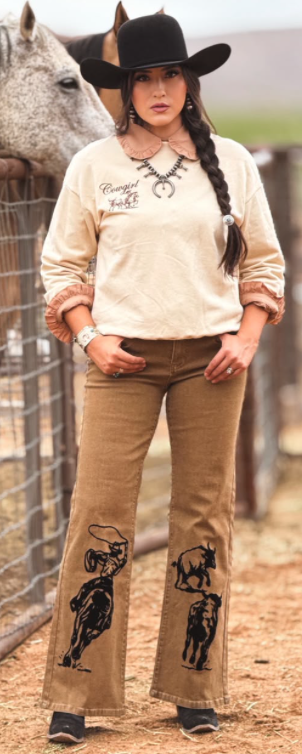 Wyo Diva Stray Gathering Jeans