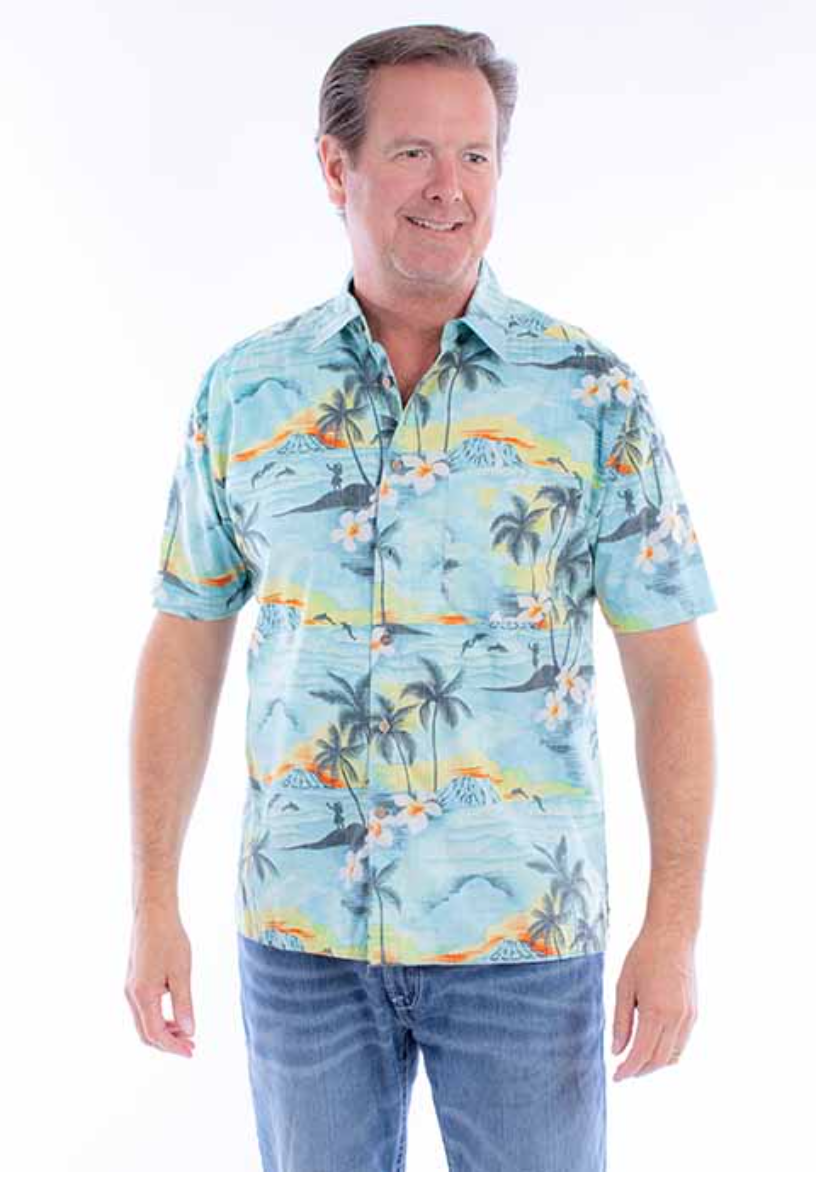 Island Vibes Hawaiian Shirt by Scully