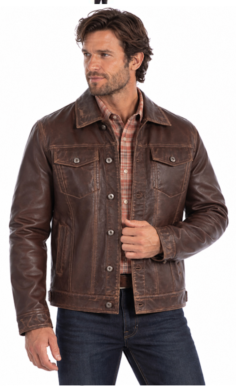 The Clint Leather Jacket by Scully