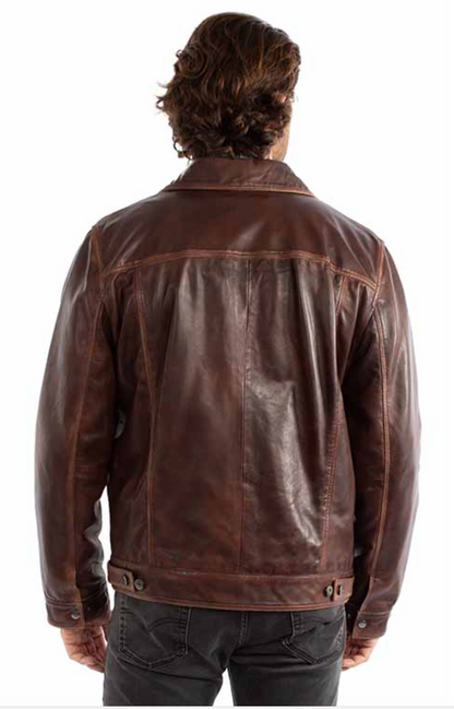 The Clint Leather Jacket by Scully