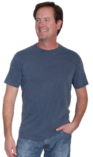 Scully Basic Tee - Blue Jean