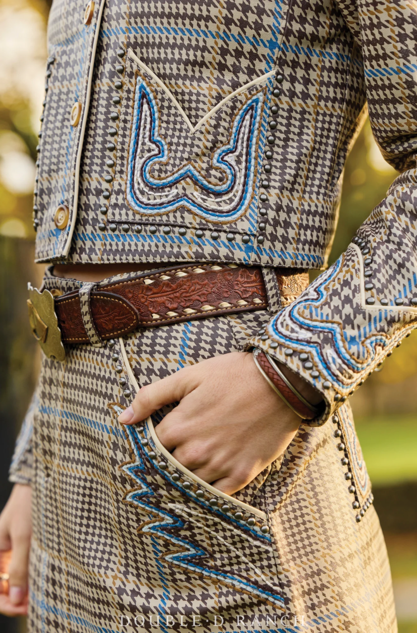 Call'em Square Mini Skirt