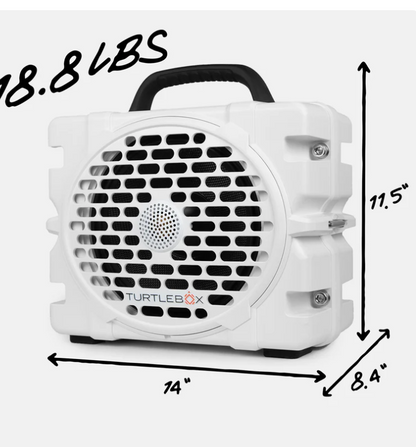 GRANDE TURTLE BOX - WHITE