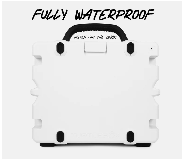 GRANDE TURTLE BOX - WHITE