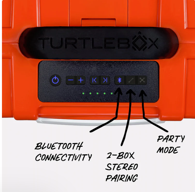 ORIGINAL GEN 3 TURTLE BOX - ORANGE