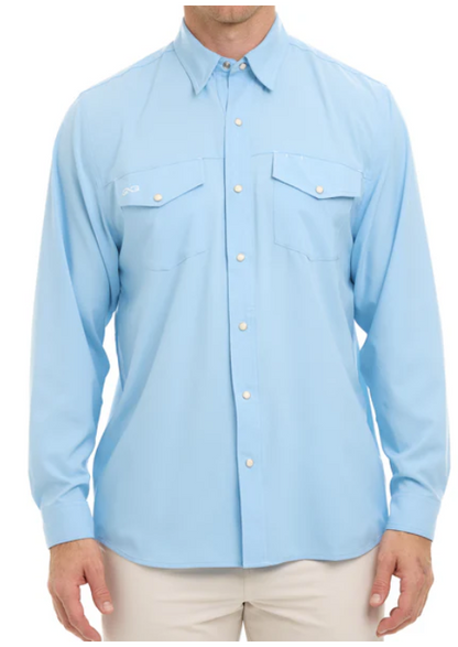 Stockyards shirt long sleeve: Rainwater  by Game Guard