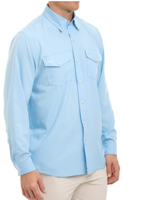 Stockyards shirt long sleeve: Rainwater  by Game Guard