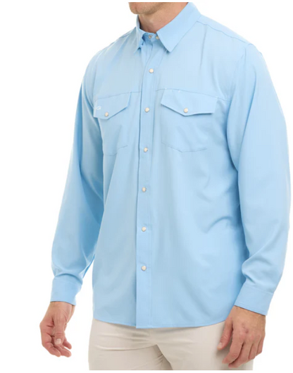 Stockyards shirt long sleeve: Rainwater  by Game Guard