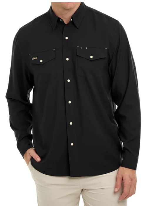 Stockyards shirt long sleeve: Caviar by Game Guard
