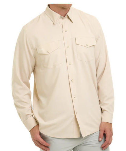 Stockyards shirt long sleeve: Stone by Game Guard