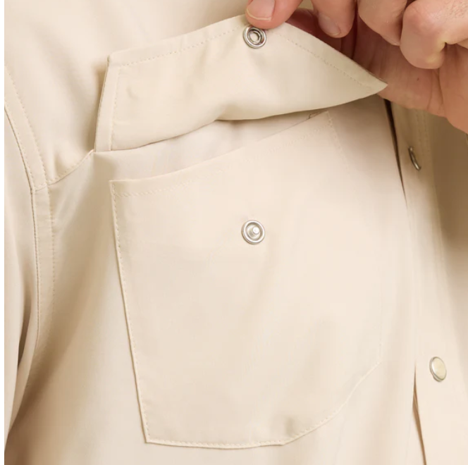 Stockyards shirt long sleeve: Stone by Game Guard