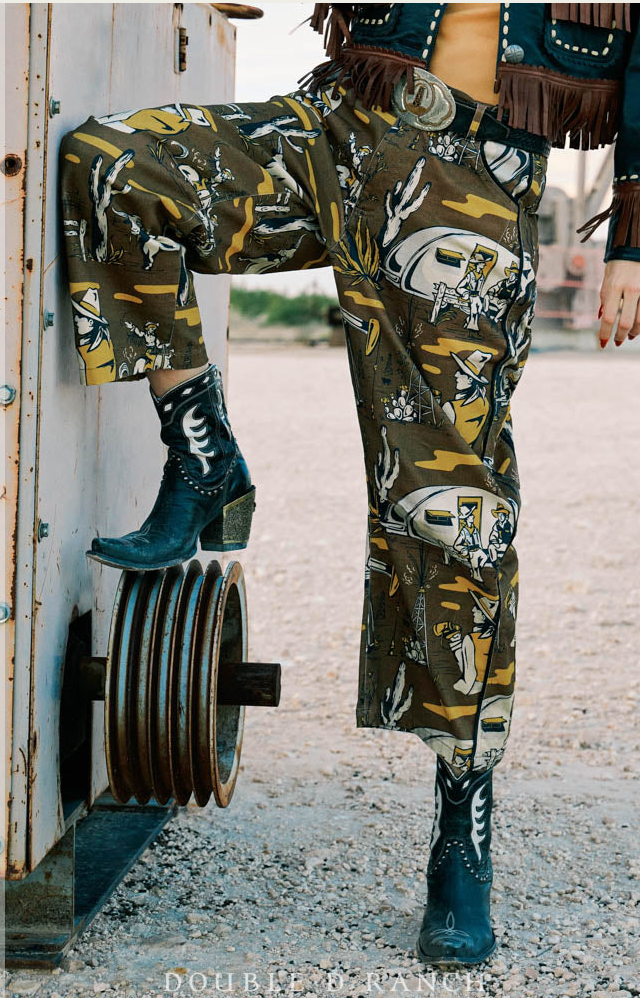Oil Camp Barrel Pant by Double D