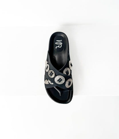 Calanthe Sandal in Black