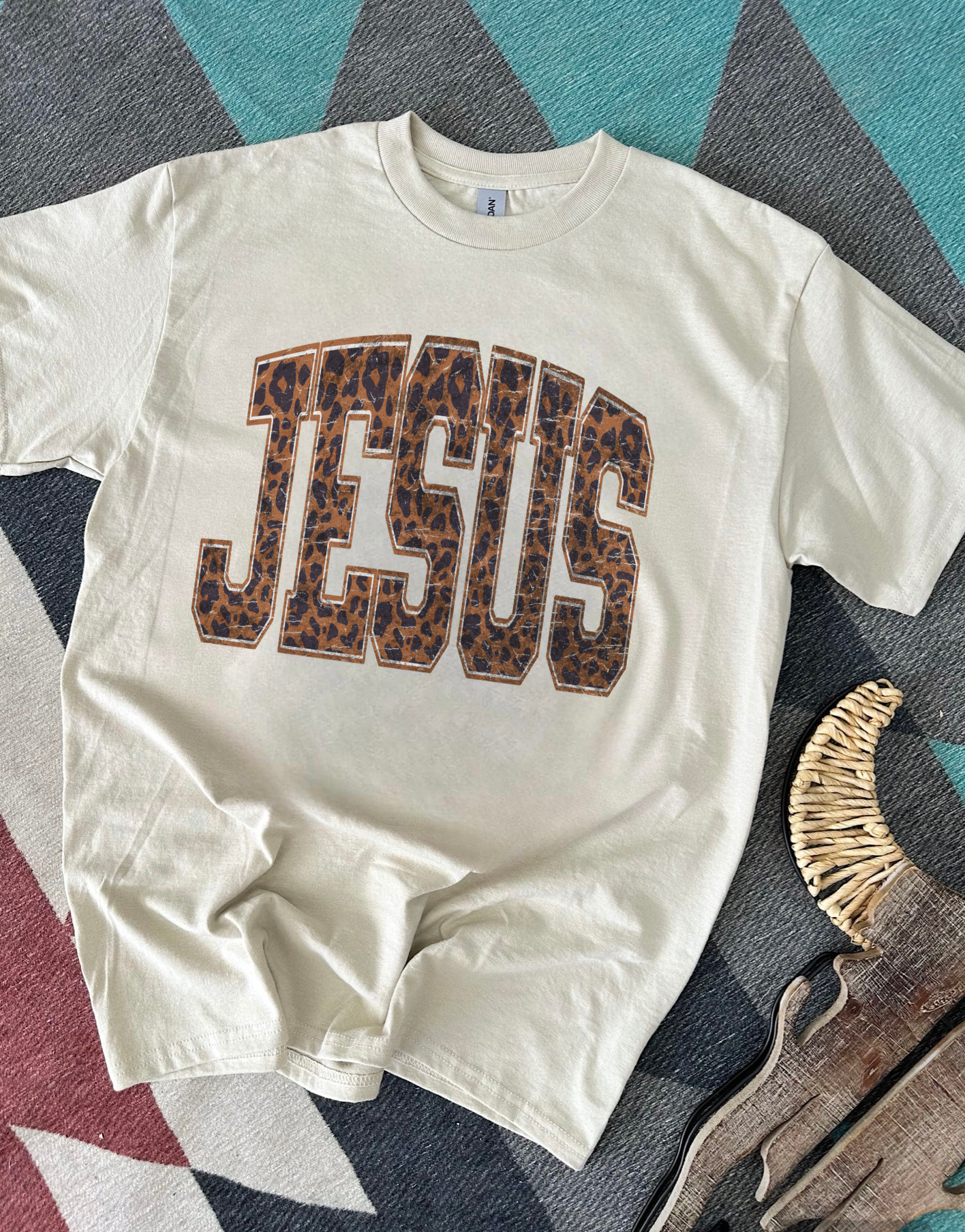 Leopard Jesus Tee