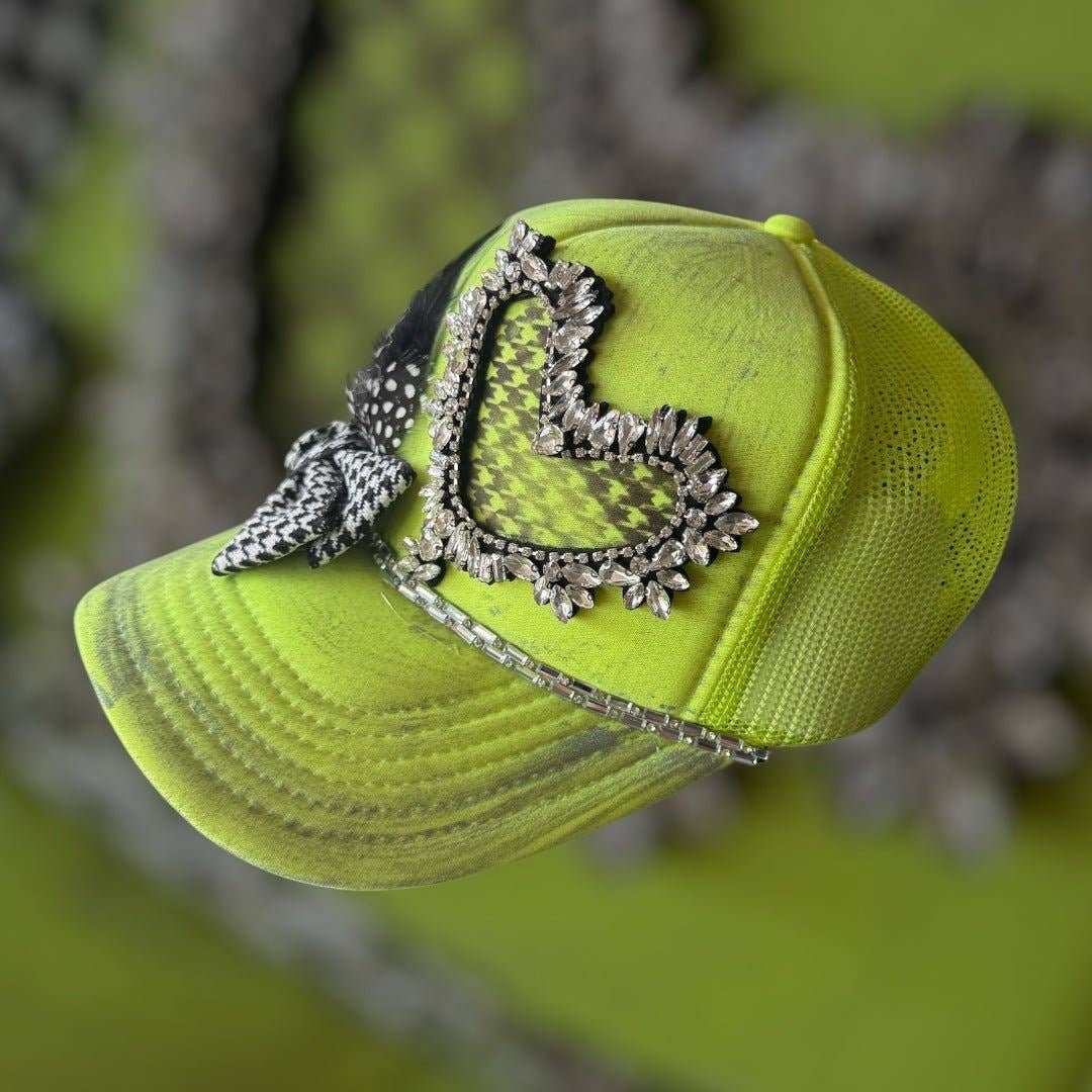Neon Preppy Trucker Hat