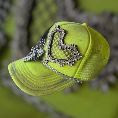 Neon Preppy Trucker Hat