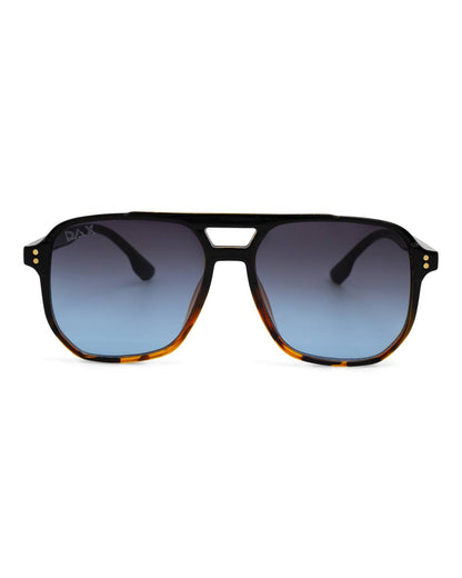 Skye - Unisex Oversized Aviator: Amber