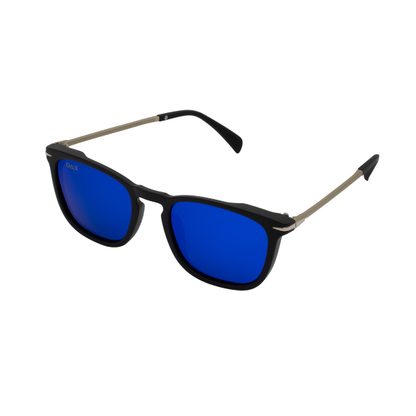 Ferris - Men's Polarized Square Medium Sunglasses: Blue