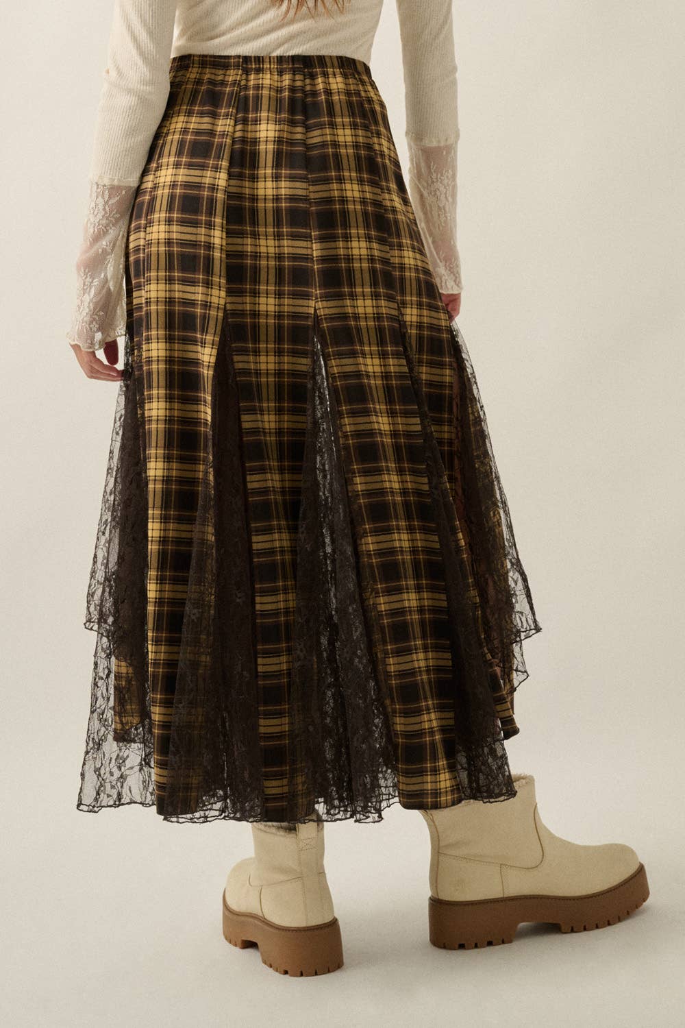 The Iris Maxi Skirt: Brown