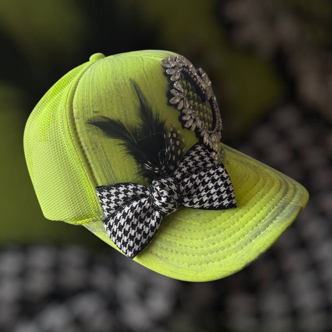 Neon Preppy Trucker Hat