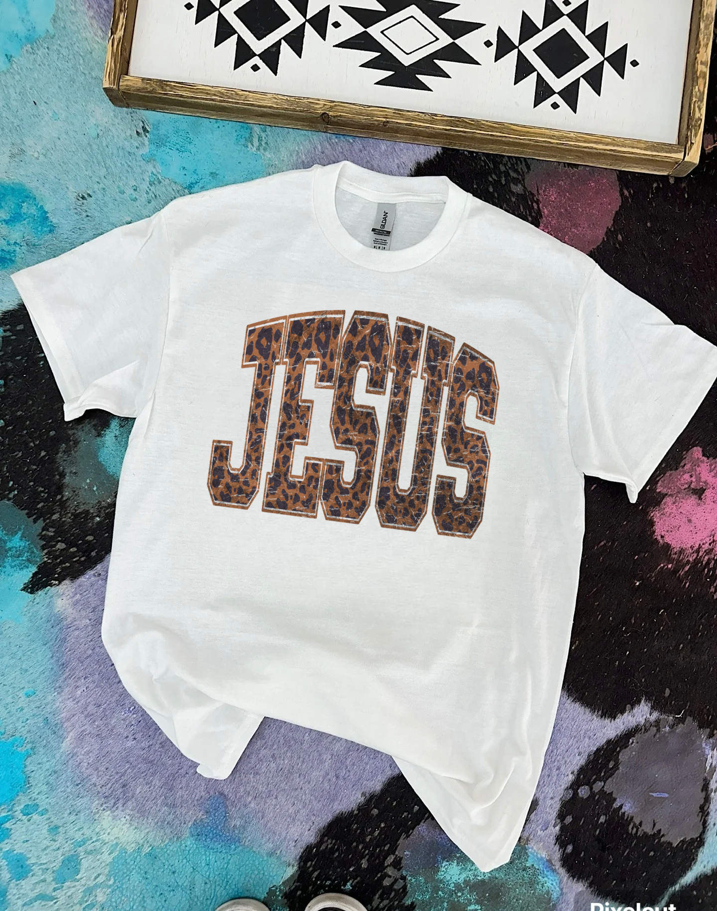 Leopard Jesus Tee