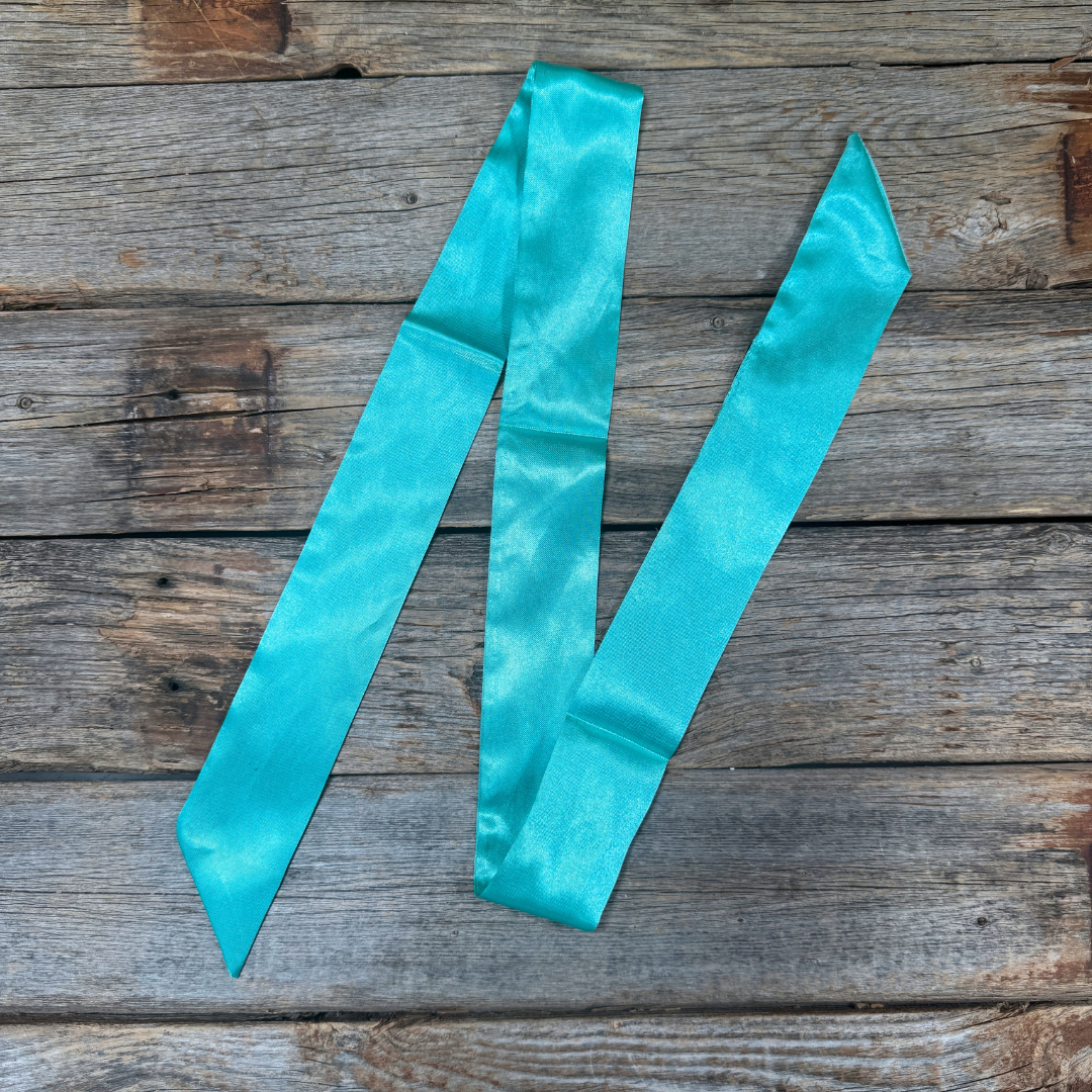 Turquoise Twilly Rag Scarf #TW301