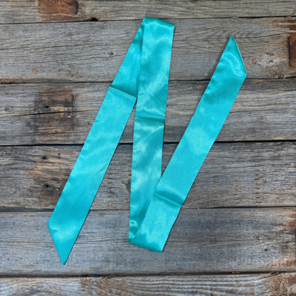 Turquoise Twilly Rag Scarf #TW301