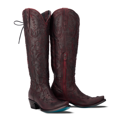 Reverie Knee High Corset - Black Cherry
