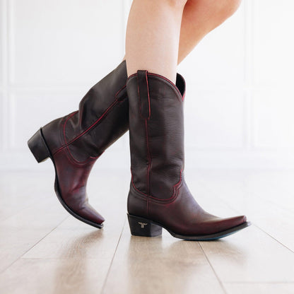 Emma Jane Boot - Black Cherry