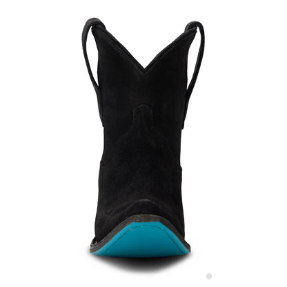 Emma Jane Bootie - Soft Black Suede